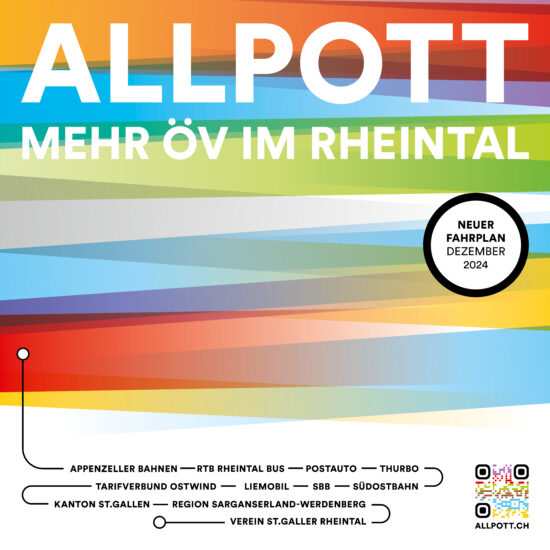 «Allpott»: mehr öV im Rheintal