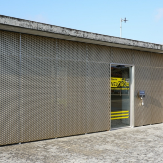 Velobox am Bahnhof Oberriet in Betrieb