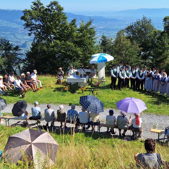 Alpgottesdienst auf dem Montlinger Schwamm