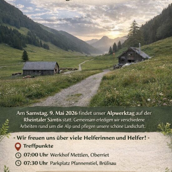 Alpwerktag Rheintaler Sämtis